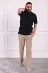 Erkek Yazlık Pamuklu Nefes Alan Kumaş Bağcıklı Pantolon Bej