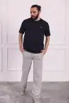 Erkek Yazlık Pamuklu Nefes Alan Kumaş Bağcıklı Pantolon Gri