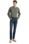 Marcus Slim Fit Normal Bel Boru Paça Mavi Jean Erkek Kot Pantolon