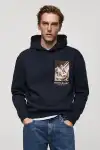 Önü Dtf Baskılı Oversize Hoodie Sweat