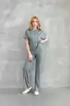 Osy Modal Yumuşak dokulu Kumaş Bisiklet Yaka Kısa Kollu Takım - Mint Yeşili