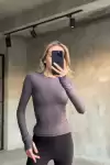 Parmak Geçmeli Buzi Body - Gri