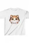 Unisex Çocuk Baskılı T-Shirt - Beyaz