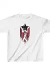 Unisex Çocuk Baskılı T-Shirt - Beyaz