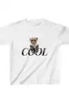 Unisex Çocuk Baskılı T-Shirt - Beyaz