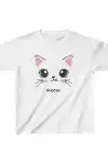 Unisex Çocuk Baskılı T-Shirt - Beyaz