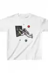 Unisex Çocuk Baskılı T-Shirt - Beyaz