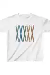 Unisex Çocuk Baskılı T-Shirt - Beyaz