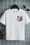 Unisex Çocuk Baskılı T-Shirt - Beyaz