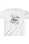 Unisex Çocuk Baskılı T-Shirt - Beyaz
