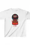 Unisex Çocuk Baskılı T-Shirt - Beyaz