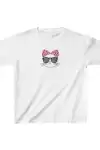 Unisex Çocuk Baskılı T-Shirt - Beyaz
