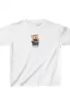Unisex Çocuk Baskılı T-Shirt - Beyaz