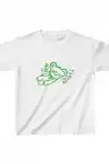 Unisex Çocuk Baskılı T-Shirt - Beyaz