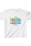 Unisex Çocuk Baskılı T-Shirt - Beyaz