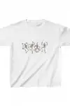 Unisex Çocuk Baskılı T-Shirt - Beyaz