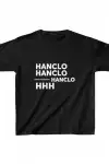 Unisex Çocuk Baskılı T-Shirt - Siyah