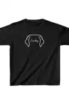 Unisex Çocuk Baskılı T-Shirt - Siyah