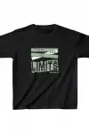 Unisex Çocuk Baskılı T-Shirt - Siyah