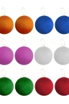 Ağaç Süsleme Topları Asorti 12li - 3cm -