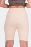 Taş Yüksek Bel Toparlayıcı Fitilli Kısa Şort Tayt