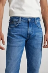 Pepe Jeans London Regular Fit Slim Leg Kot Pantolon - Açık Mavi - Hatch