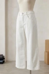 Kadın Bol Kesim Kot Pantolon - Beyaz