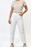 Kadın Kot Pantolon - Beyaz