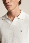 Erkek Premium %100 Cotton (Pamuk) Regular Fit Dokulu Triko Polo Tişört - Beyaz