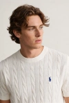 Erkek Premium %100 Cotton (Pamuk) Regular Fit Örgü Triko Tişört - Beyaz