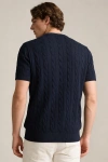 Erkek Premium %100 Cotton (Pamuk) Regular Fit Örgü Triko Tişört - Lacivert