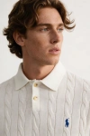 Erkek Premium %100 Cotton (Pamuk) Regular Fit Örgü Triko Polo Tişört - Beyaz
