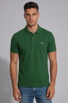 Erkek Premium %100 Cotton (Pamuk) Regular Fit Pike Polo Tişört - Yeşil