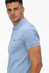 Erkek Premium %100 Cotton (Pamuk) Regular Fit Pike Polo Tişört - Bebe Mavisi