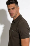 Erkek Premium %100 Cotton (Pamuk) Regular Fit Pike Polo Tişört - Kahverengi