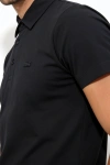 Erkek Premium %100 Cotton (Pamuk) Non-Iron Regular Fit Polo Tişört - Siyah