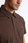 Erkek Premium %100 Cotton (Pamuk) Non-Iron Regular Fit Polo Tişört - Kahverengi
