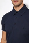 Erkek Premium %100 Cotton (Pamuk) Non-Iron Regular Fit Polo Tişört - Lacivert