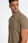 Erkek Premium %100 Cotton (Pamuk) Non-Iron Regular Fit Polo Tişört - Bej