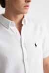 Erkek Premium Linen (Keten) Regular Fit 3lü Kombin Set - Beyaz