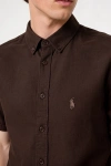 Erkek Premium Linen (Keten) Regular Fit 3lü Kombin Set - Kahverengi