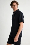 Erkek Premium Linen (Keten) Regular Fit 3lü Kombin Set - Lacivert