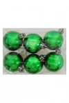 Ağaç Süsleme Topları 6lı - 4cm - Yeşil