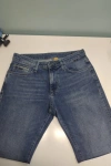 Erkek Hunter Casual Straight Leg Kot Şort - Mavi