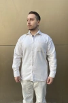 Serseri Erkek Premium Cepli Kaşe Gömlek - Beyaz