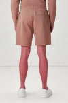 Erkek Regular Fit Bağcıklı Şort Kahverengi