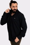 Erkek Regular Fit Non İron Buruşmaz Kumaş Likralı Gömlek Siyah