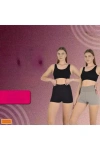 Kadın Sporcu Kısa Şort Boxer (10lu Paket)