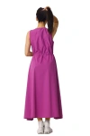 Kadın Violet Midi Gömlek Elbise
