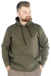 Kapşonlu Kanguru Cep Basic Sweatshirt Haki